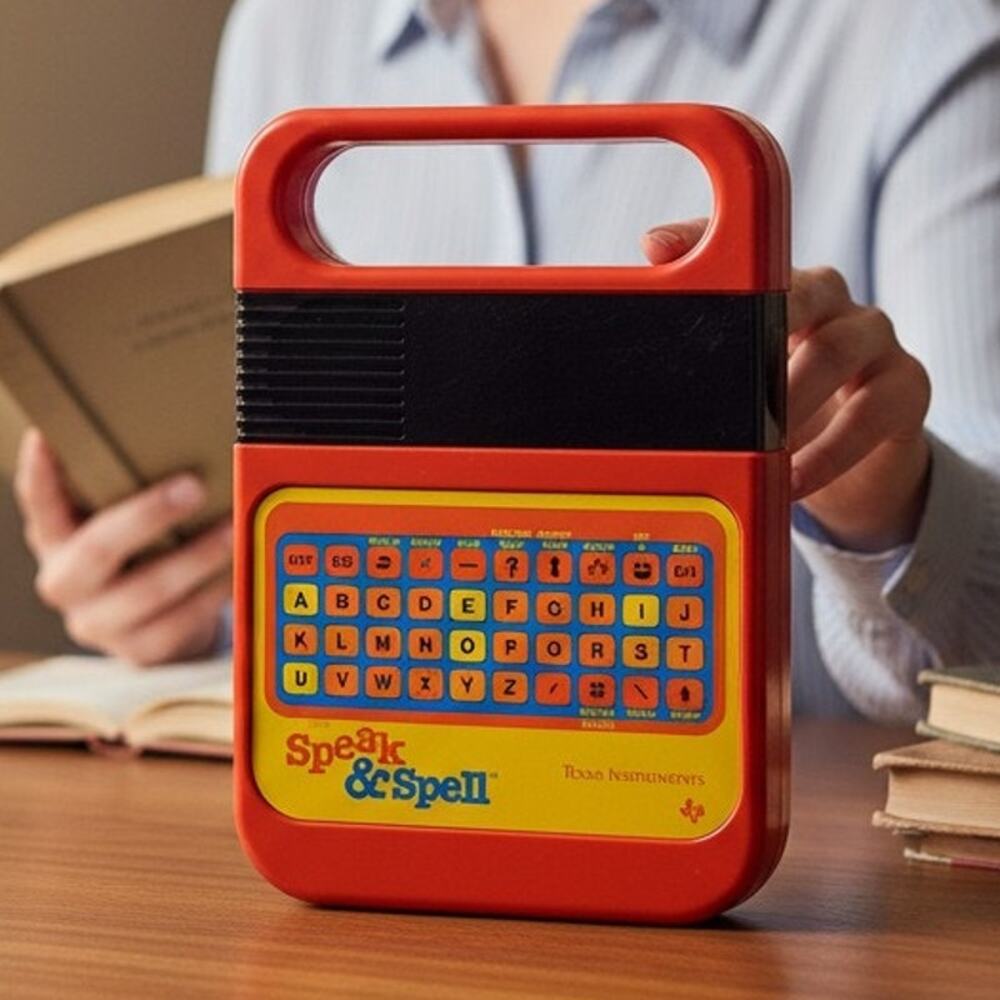 Vintage Texas Instruments Speak & Spell 1978 Copyright Tested Working Retro